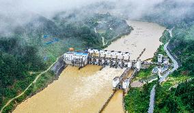 Langdong Hydropower Station Release Flood