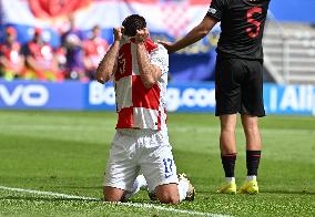 (SP)GERMANY-HAMBURG-FOOTBALL-EURO 2024-CROATIA VS ALBANIA