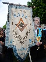 Freemasons Protest Against The Far Right - Paris
