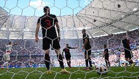 (SP)GERMANY-HAMBURG-FOOTBALL-EURO 2024-CROATIA VS ALBANIA