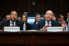 Boeing CEO Dave Calhoun Testifies At Senate Hearing - DC