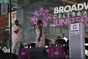 U.S.-NEW YORK-JUNETEENTH-CELEBRATION