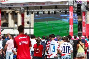 (SP)CROATIA-ZAGREB-FOOTBALL-EURO 2024-FANS