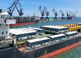 Yantai Port Vehicles Export