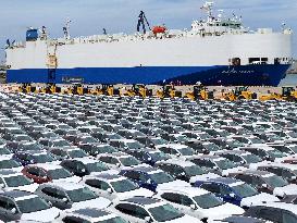 Yantai Port Vehicles Export