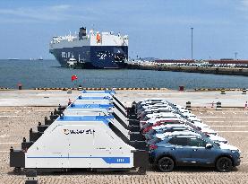 Yantai Port Vehicles Export