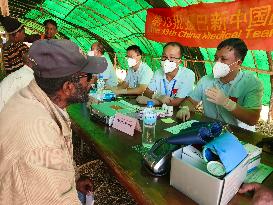 PAPUA NEW GUINEA-ENGA-LANDSLIDE-CHINA-FREE MEDICAL SERVICE
