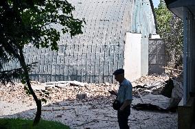 Lviv research institute damaged by Russian drone attack