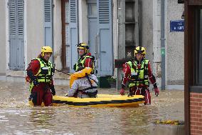 Flood In France