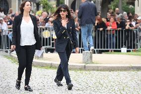 Funeral Of Iconic French Singer Francoise Hardy - Paris