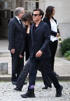 Funeral Of Iconic French Singer Francoise Hardy - Paris