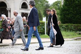 Funeral Of Iconic French Singer Francoise Hardy - Paris