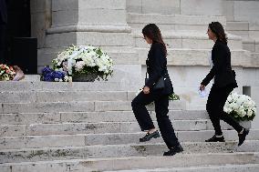 Funeral Of Iconic French Singer Francoise Hardy - Paris