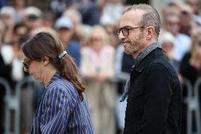 Funeral Of Iconic French Singer Francoise Hardy - Paris