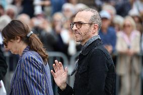 Funeral Of Iconic French Singer Francoise Hardy - Paris