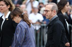 Funeral Of Iconic French Singer Francoise Hardy - Paris