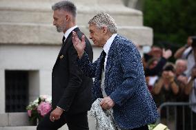 Funeral Of Iconic French Singer Francoise Hardy - Paris