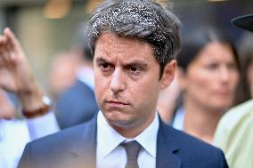 Gabriel Attal Visits Alencon - France