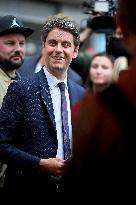 Gabriel Attal Visits Alencon - France