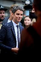 Gabriel Attal Visits Alencon - France