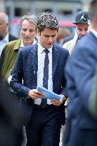 Gabriel Attal Visits Alencon - France