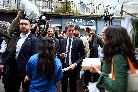 Gabriel Attal Visits Alencon - France