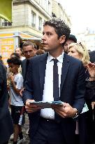 Gabriel Attal Visits Alencon - France