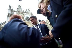 Gabriel Attal Visits Alencon - France