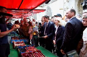 Gabriel Attal Visits Alencon - France