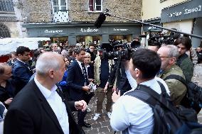 Gabriel Attal Visits Alencon - France