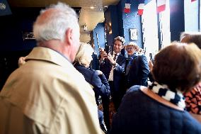 Gabriel Attal Visits Alencon - France