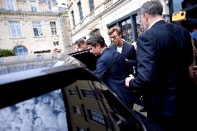 Gabriel Attal Visits Alencon - France