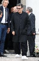 Funeral Of Iconic French Singer Francoise Hardy - Paris