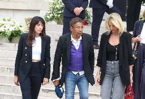 Funeral Of Iconic French Singer Francoise Hardy - Paris