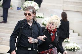 Funeral Of Iconic French Singer Francoise Hardy - Paris