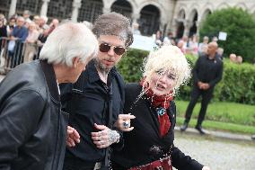 Funeral Of Iconic French Singer Francoise Hardy - Paris