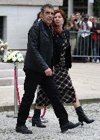 Funeral Of Iconic French Singer Francoise Hardy - Paris