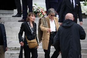 Funeral Of Iconic French Singer Francoise Hardy - Paris