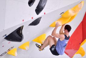 (SP)HUNGARY-BUDAPEST-OLYMPIC QUALIFIER SERIES BUDAPEST-SPORT CLIMBING-MEN'S BOULDER & LEAD-BOULDER QUALIFICATION