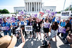 Jun 20th 2024 Out Side The US Supreme Court F They Made A Decision In The Abortion Pill Cases