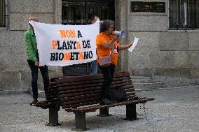 Demonstration Against Biomethane Plant In Lugo