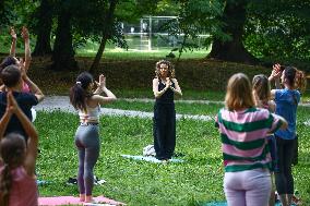 Outdoor Yoga In Poland