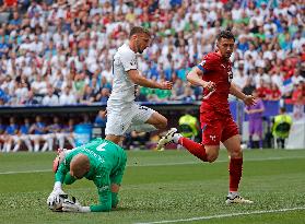 (SP)GERMANY-MUNICH-FOOTBALL-EURO 2024-SLOVENIA VS SERBIA