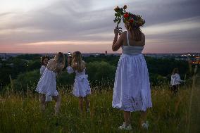 Summer Solstice Celebration In Poland