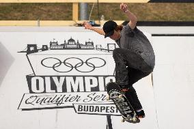 (SP)HUNGARY-BUDAPEST-OLYMPIC QUALIFIER SERIES BUDAPEST-SKATEBOARDING-MEN'S STREET-PRELIMS