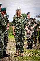 Queen Maxima Visits The Engineer Regiment - Den Bosch