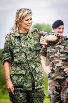 Queen Maxima Visits The Engineer Regiment - Den Bosch