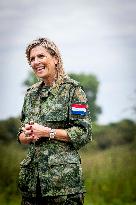 Queen Maxima Visits The Engineer Regiment - Den Bosch