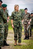 Queen Maxima Visits The Engineer Regiment - Den Bosch