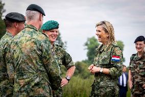 Queen Maxima Visits The Engineer Regiment - Den Bosch